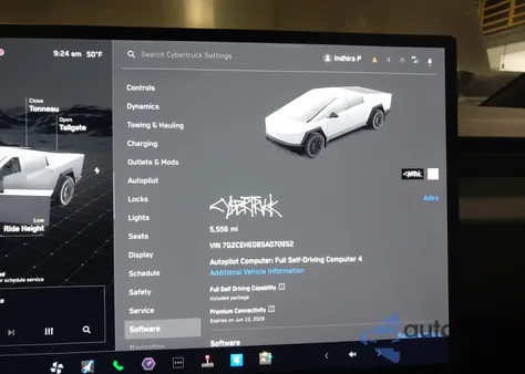 2025 Tesla Cybertruck All-Wheel Drive z USA, uszkodzony, nr VIN 7G2CEHED8SA070952